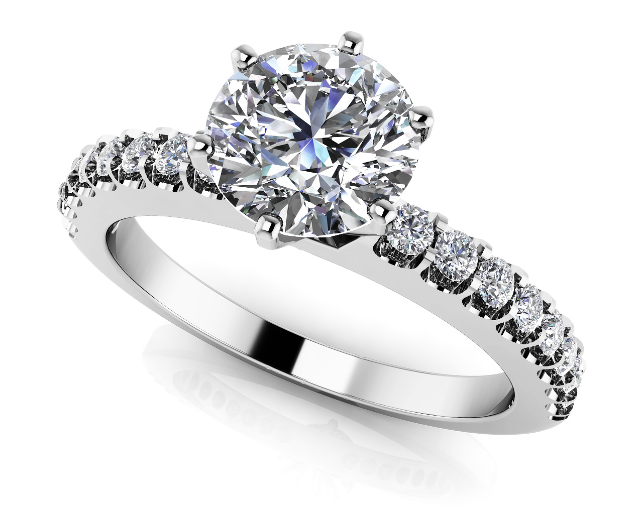 Prong Diamond Engagement Ring Prong Diamond Engagement Ring